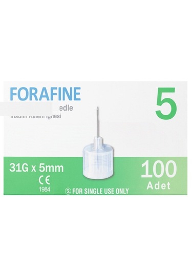 Fora Fine İnsülin Kalem İğne Ucu 31gx5 Mm