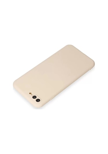 Apple İphone 7 Plus Kılıf First Silikon - Krem