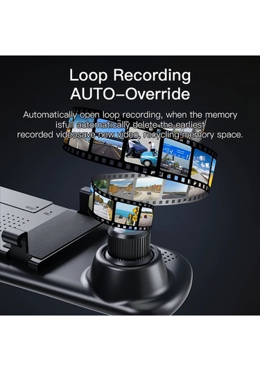 Xuweiwei Dual Recording 64gb High Definition 1080p Streaming Dash Cam Park Modu Gece Gorusu