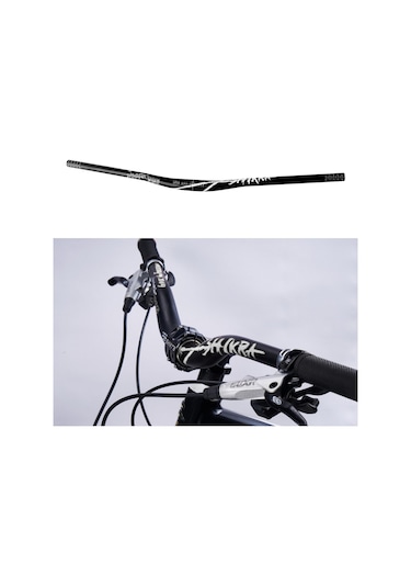 Suntek Dağ Bisikleti Yükseltici Çubuğu Ekstra Uzun Mtb Bmx Dh Siyah