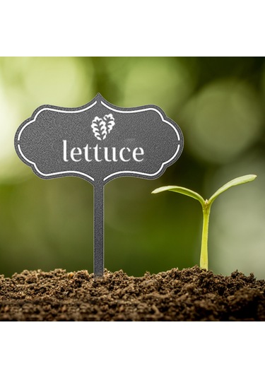 Lebihmurah 3841 Bitki Etiketi Katı İnşaat Bahçe Hissesi Fidanlık Sebze Bitki Adı Etiketleri