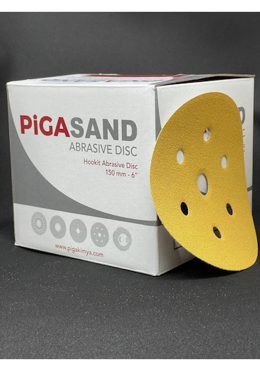 PİGA GOLD P320 HOOKİT ZIMPARA 150 MM. 100 ADET