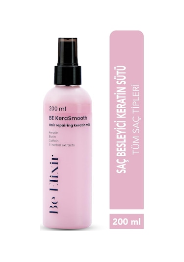 Be Elixir KeraSmooth Keratin Sütü İçerikli Durulanmayan Saç Bakım Spreyi 200 ML﻿﻿