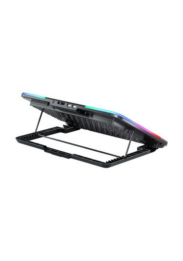 Classone Gaming M60 Laptop Soğutucu , Notebook Stand,10 Rgb Işık Kontrolü, 15.6 -17 İnch , Hız Kontrolü , 6 Büyük Fan ,telefon Standı, 2 Usb