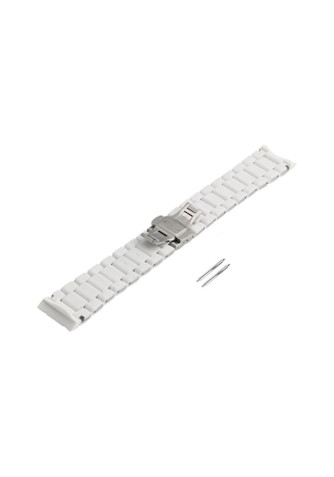 Emporio Armani Ar5859 Beyaz Silikon Kaplama Saat Kordonu