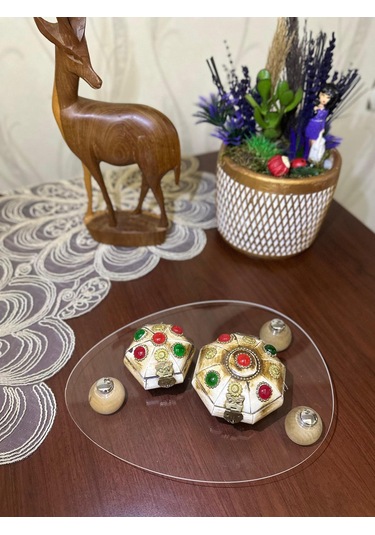 Sammwood Lüx Vip Şeffaf Organizer... Altın - Şeffaf