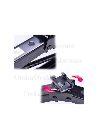 Scissor Jack Makaslı Oto Kriko Mekanik 1.5 Ton Araba Krikosu 40cm