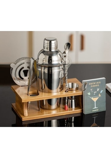 Wondernest Tepsi Tabanlı Sürahi Seti, Lichen İçecek Karıştırıcı Bar Eo