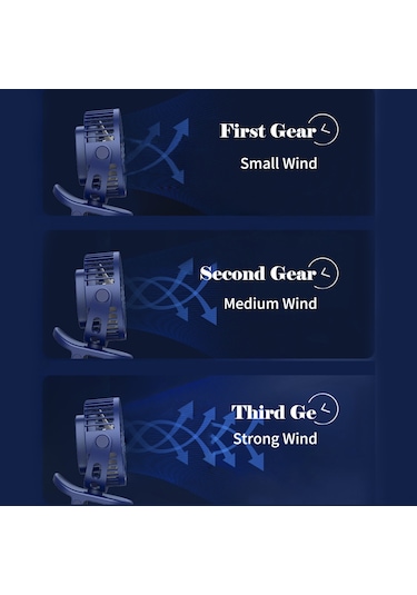 Honmex Usb Şarjlı 4000mah Klemeli Fan - 3 Hızlı, 360 Ayar, Masaüstü/asma/klem 3'ü 1 Arada Pembe