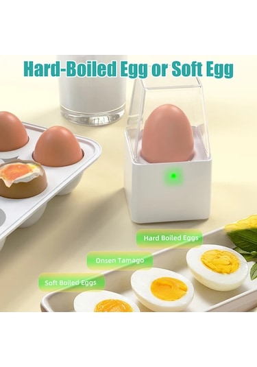 Honeybeeshop Beyaz Pancerka Hizli Tek Yumurta Pisirici Mini Elektrikli Kazan Otomatik Kapama Enerji Tasarruflu