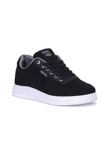 Ayakkabix Yazlık Erkek Keten Ayakkabı Sneaker Siyah