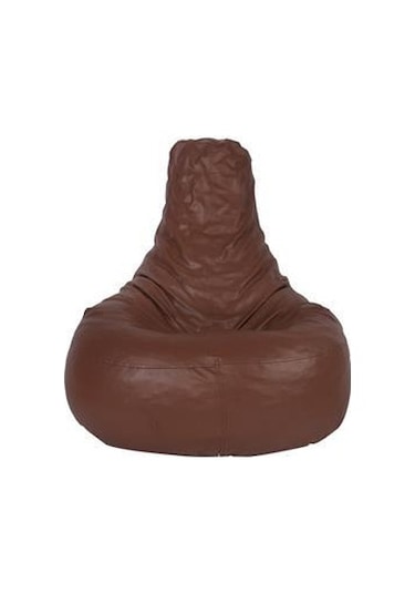 Deri Armut Koltuk Büyük Kahve 85 75 30 Cm