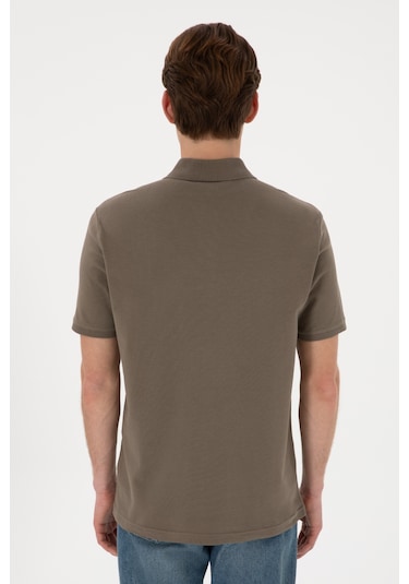 U.S. Polo Assn. Erkek Regular Fit Polo Yaka Vizon Basic Tişört 50306007-VR052 U.S. Polo Assn. Erkek Regular Fit Polo Yaka Vizon Basic Tişört 50306007-VR052