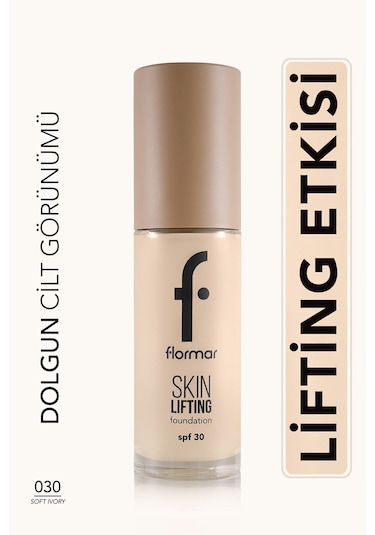 Flormar Skin Lifting SPF'li Anti-Aging Fondöten 030 Soft Ivory