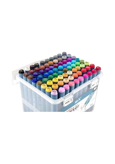 Rich Art X Sketch Marker Duo Çift Uçlu Marker Kalem 80 Renk Set 18051