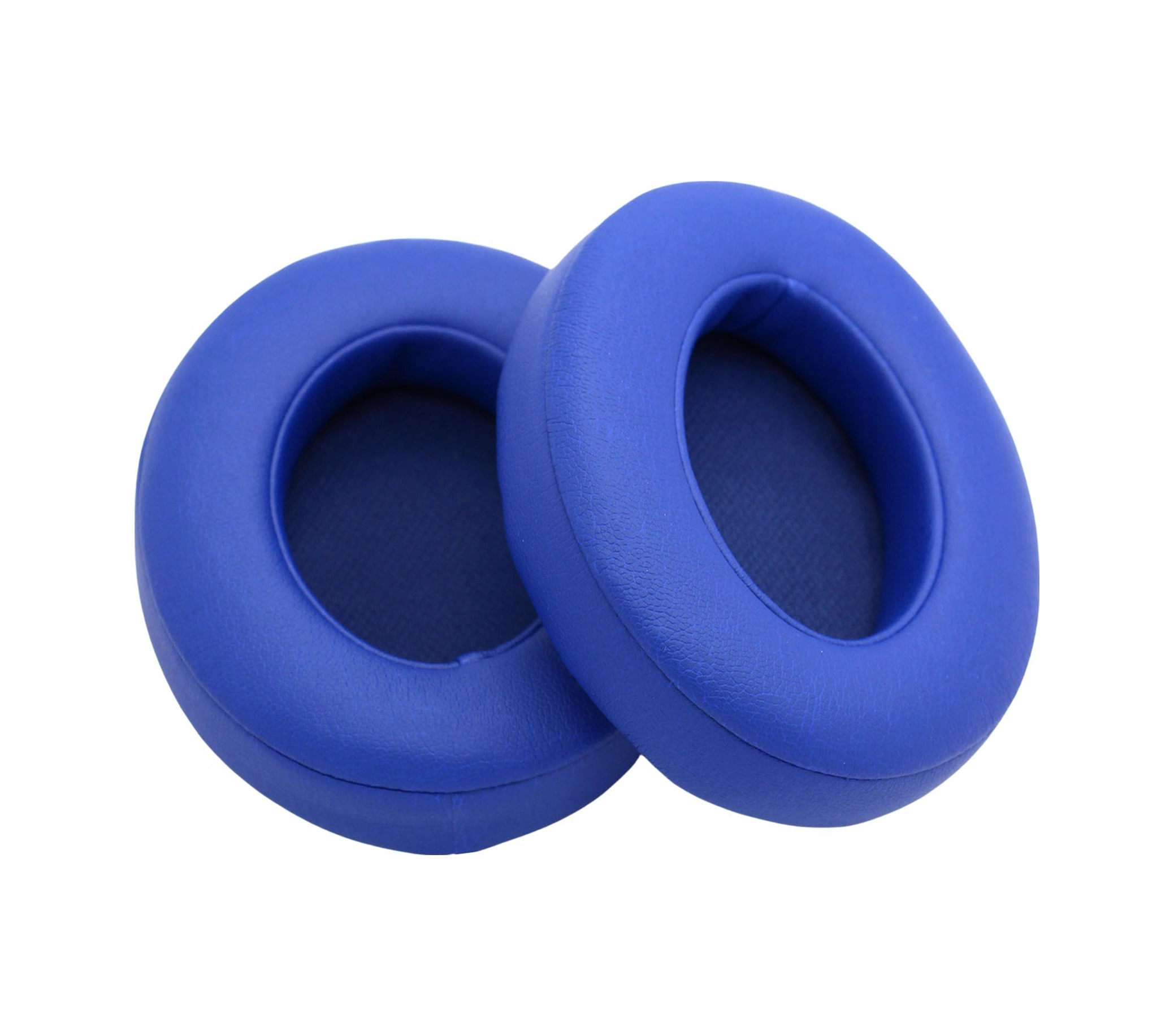 Qingmipy Beats Studio 2/3 İçin Mavi Değiştirme Kulaklık Örtüsü - Protein Deri + Hafıza Köpük Mavi