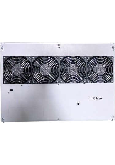 RigBu Kapalı Mining Rig Kasası SK53 Fanlı Gri