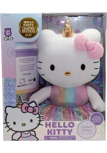 Hello Kitty Unicorn Kostümlü Pelüş Limited Edition Çok Renkli