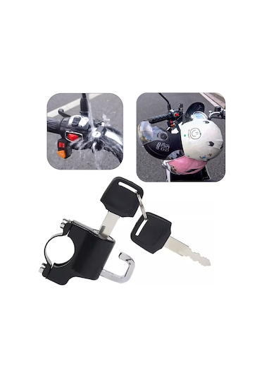 22-26mm Unıversal Motosiklet Kask Kilidi