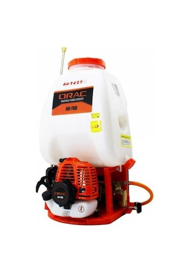 Orac Or768 Benzin Motorlu Sırt İlaçlama Makinesi 25 L 1.4 Hp