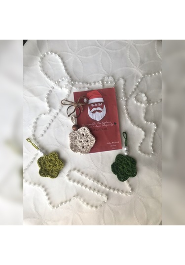 Yılbaşı Konseptli Kişiye Özel Kart Tasarım & Örgü Anahtarlık