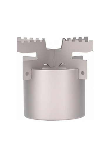 Teltree Titanyum Alkol Ocak Ve Çapraz Ayaklı Tutucu Seti - 100ml Kapasite, 0.5mm Kalınlık, 5kg Yüke Dayanır Çok Renkli