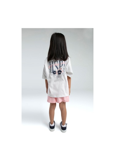 U.s. Polo Assn. Kız Çocuk Beyaz Pijama Takım 50312453-vr013 Beyaz