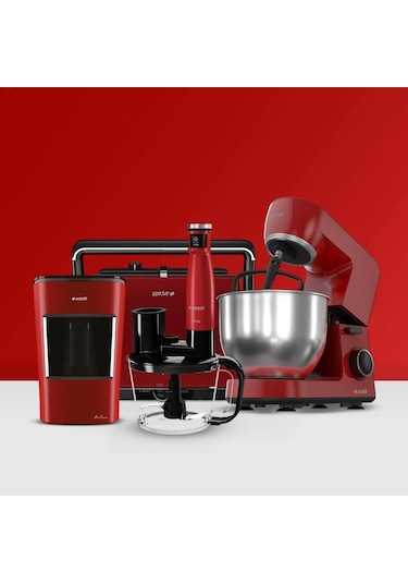 Arçelik Kırmızı Şef Mutfak Seti