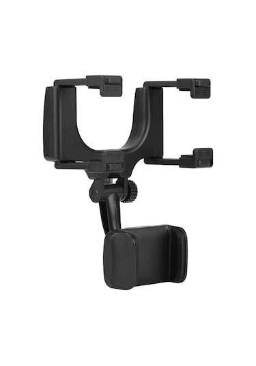 Xindoker Araç Geribakış Aynası Telefon Tutucu: 360 Döner, 5-9cm Cihaz Uyumlu, Silikon Sağlama Ve Kırılmaz Plastik Malzeme İle Kolay Kurulum Diğer