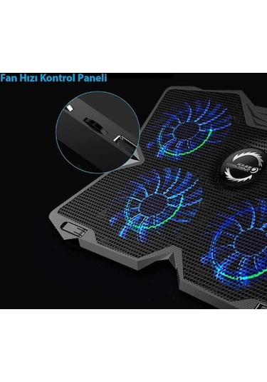 Coolcold 4 Fanlı 12" - 17.3" Gaming Notebook Soğutucu