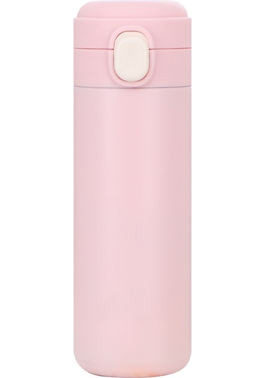 Neevoyu 304 Çelik Termos Bardak 400ml - Tek Tuş Açma, 6-12 Saat Isı/sıcaklık Saklama, Sızmaz Kapağı, Taşınabilir Spor/seyahat Kullanıma Uygun