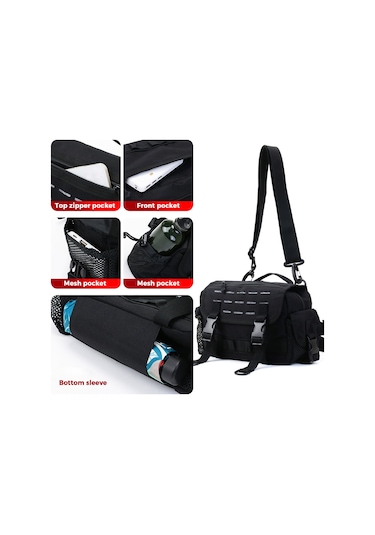 Balıkçılık Çantası Açık Olta Takımı Saklama Çantası-renk D