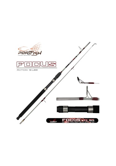 Portfish Focus 165cm Vidalı Tekne Kamışı 15 Lbs