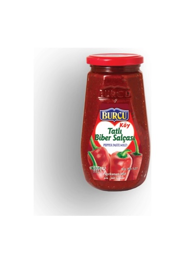 Burcu Tatlı Biber Salçası Cam 600 G