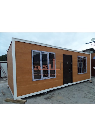 21 M² 1+1 Dış Ahşap Desenli Betopan İç Pvc Lambiri Konut