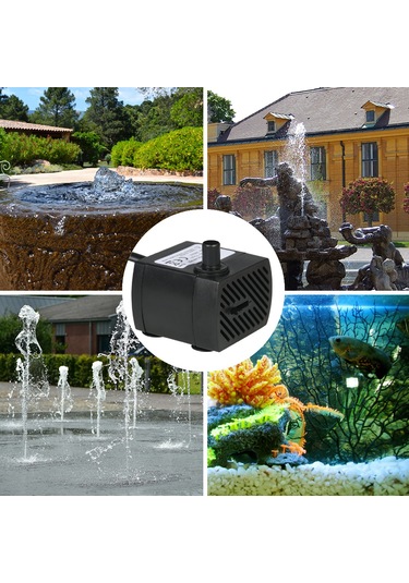 Water Strider-280l - H 4w Akvaryum İçin Masaüstü Dalgıç Su Pompası