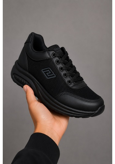 Bluefeet Prl Siyah Anorak Kadın Sneaker Spor Ayakkabı