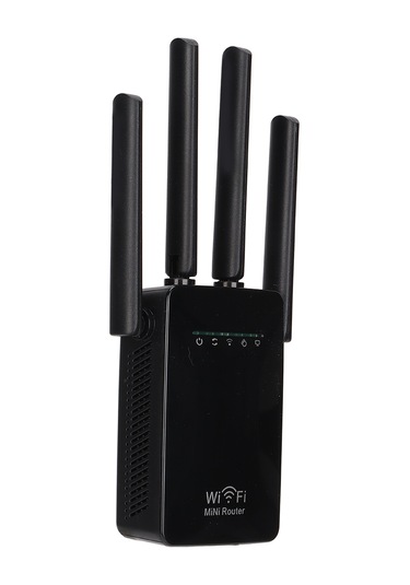 Xindoker 3'lü Fonksiyonlu Kablosuz Router Router/ap/repeater - 4 Antenli 50m Kapsama, 300mbps Hız, Güvenli Şifreleme, Ev Çalışması İçin 100-240v Avustralya Standartı