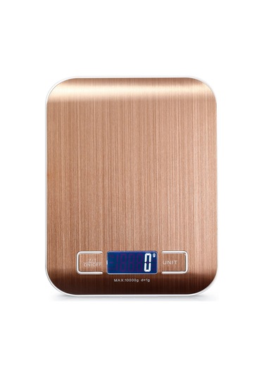 Kosona Gümüş Pembe 5kg/1g Pilli Mutfak Çelik Dijital Terazi - Hassas Ölçüm, 6 Birim, Otomatik Kapatma, Mini Tahta Terazi Diğer