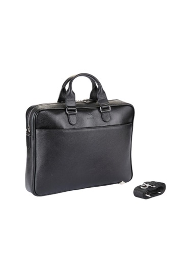 Hakiki Deri Evrak Çantası Siyah 722-01-133317 Siyah