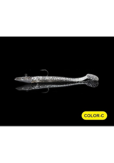 Profisher 5 Renk Silikon Yapay Metal Kafalı Yem 11 CM 10 G