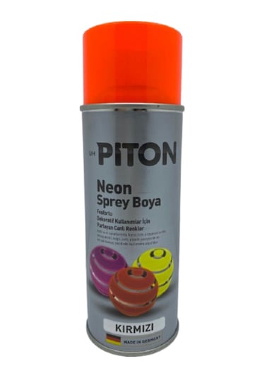 Piton Neon Sprey Boya 400 Ml 256455 Kırmızı