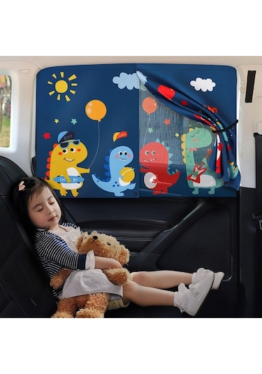 Araba Karikatürü Sevimli Uzay Adamı Mıknatısı Yan Pencere Güneşliği Ön Cam