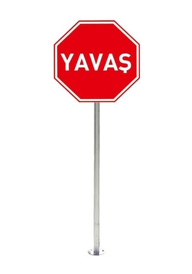 Ayna Direği Trafik Levhası Direği Flanşlı Boru Trafik Otopark Direk 2.5 Metre Siyah