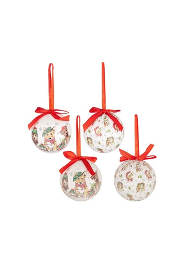 Adam Yılbaşı Ağaç Süsü 6 Adet 7,5cm