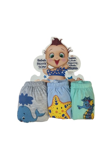 3'lü Alıştırma Külodu 3'lü Yunus-denizatı-yıldız