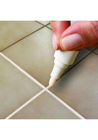 Derz Kalemi Derz Dolgu Yenileme Hızlı Kuruyan Su Bazlı Kokusuz Kalıcı Fayans Yenileme Kalem 3'lü Set