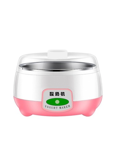 Novahub Otomatik Çelik Yoğurt Yapma Makinesi - Pembe