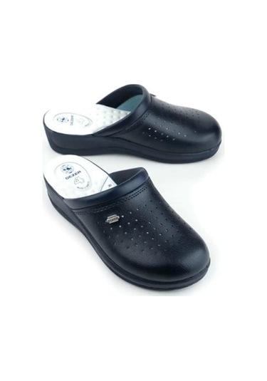 Ortopedik Terlik Tıbbi İş Güvenliği Gezer Sabo Nokta Destekli Hemşire Aşçı Terliği Lacivert