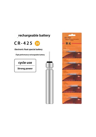 Teltree Cr425 Işıklandırılmış Balık Tutma Aküsü - Yüksek Kaliteli Gecelik Balıkçılık Pili, Hafif Ve Dayanıklı, 1 Adet